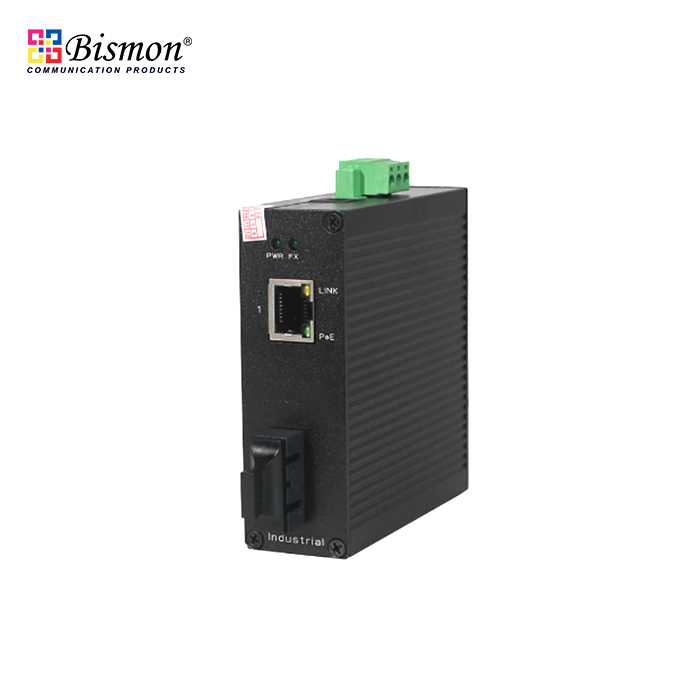 1*10/100/1000 RJ45+1*SC-Dual fiber Multi-mode Industrial Switch